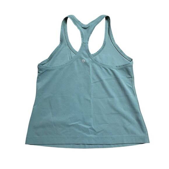 LULULEMON Cool Racerback Tank Top Short Tidewater Teal Size 10 - Picture 4 of 5